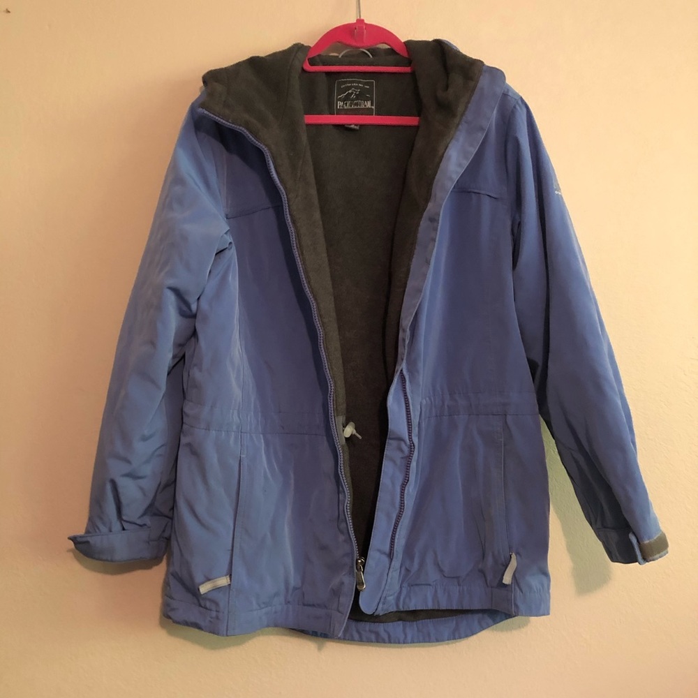 🤍snow fleece-lined jacket